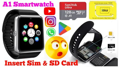 how to insert memory card in y1 smart watch|RCE .